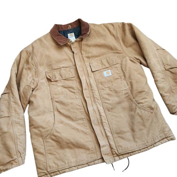 Vintage Carhartt Jacket Mens 2XL 48 Style C03 BRN Made in USA WorkWear
